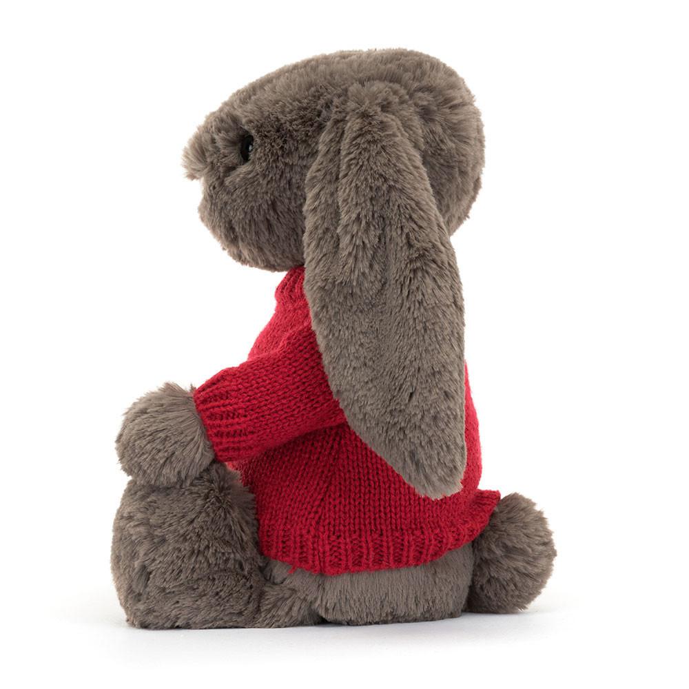 Jerséis Jellycat Bashful Truffle Bunny with Personalised Jumper 31cm x 12cm x 9cm Marrones  Costa Rica |  97182-YALU