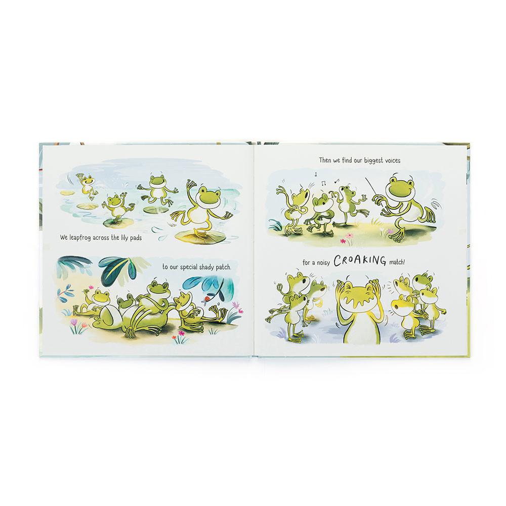 Juegos De Libros Y Juguetes Jellycat A Fantastic Day for Finnegan Frog Book and Finnegan Frog Verde  Costa Rica |  14582-QZHD