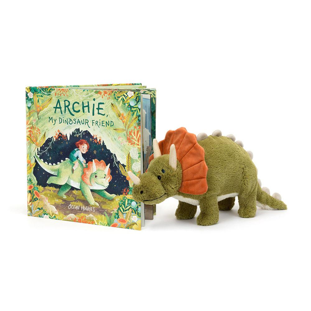 Juegos De Libros Y Juguetes Jellycat Archie, My Dinosaur Friend Book and Archie Dinosaur Verde  Costa Rica |  48561-EOLW