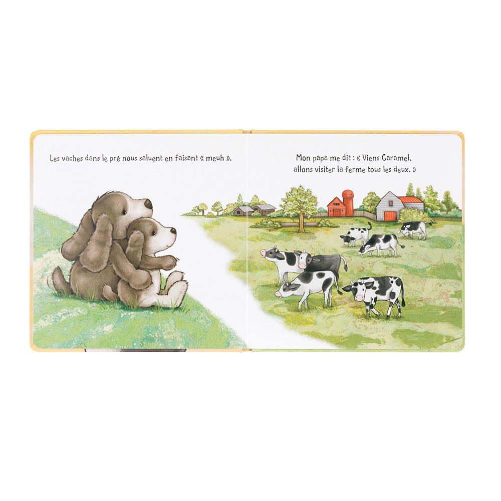 Juegos De Libros Y Juguetes Jellycat Caramel Le Toutou Timide Et Son Papa & Bashful Fudge Puppy Medium Marrones  Costa Rica |  96210-YJUN