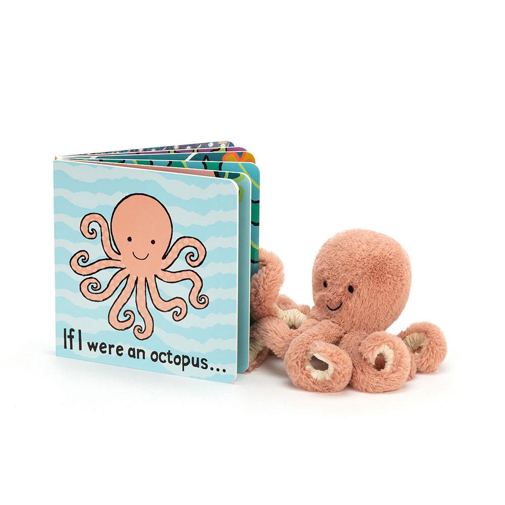 Juegos De Libros Y Juguetes Jellycat If I Were An Octopus Book and Odell Octopus Tiny Naranjas  Costa Rica |  01683-KLWV