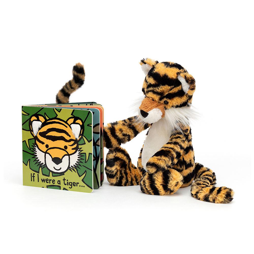 Juegos De Libros Y Juguetes Jellycat If I Were A Tiger Book and Bashful Tiger Medium Amarillo  Costa Rica |  24165-PZCW