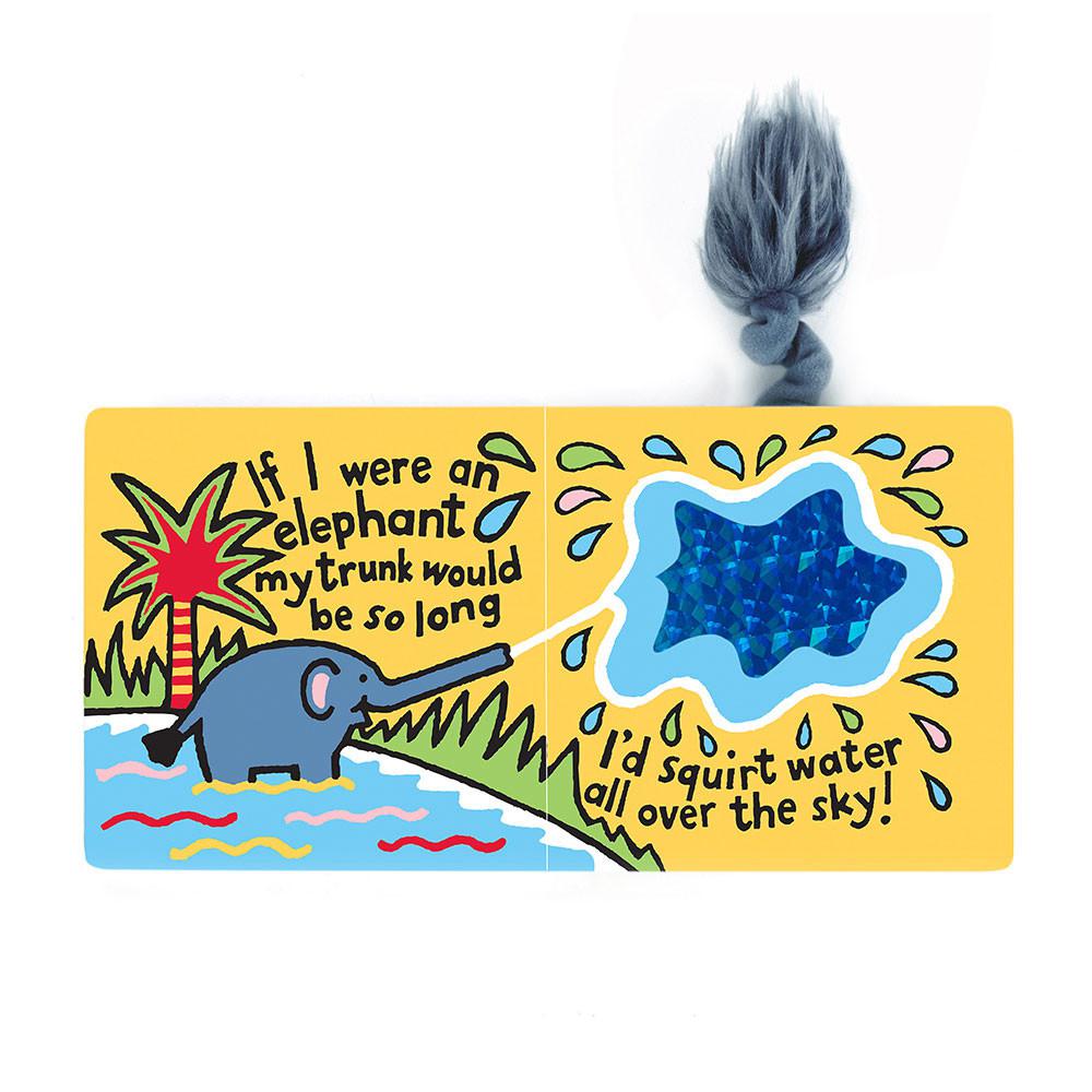 Juegos De Libros Y Juguetes Jellycat If I Were An Elephant Board Book and Fuddlewuddle Elephant Medium Azules  Costa Rica |  64851-JSDW