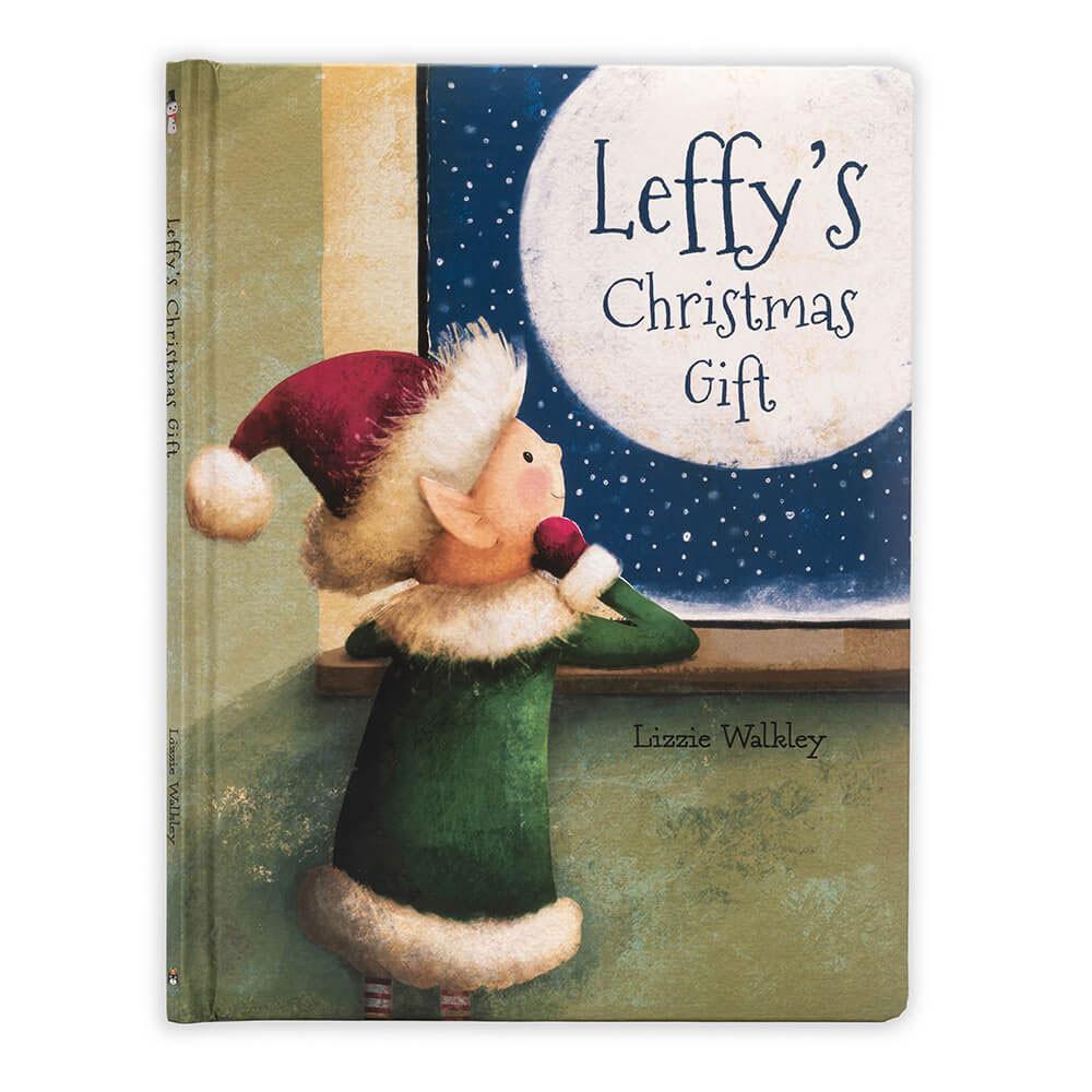 Juegos De Libros Y Juguetes Jellycat Leffy's Christmas Gift Book and Leffy Elf Medium Verde  Costa Rica |  85320-HFRE