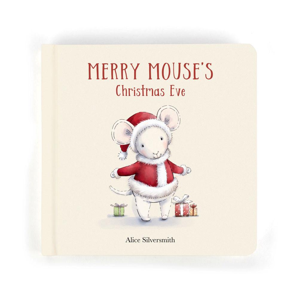 Juegos De Libros Y Juguetes Jellycat Merry Mouse's Christmas Eve Book and Merry Mouse Blancas  Costa Rica |  14250-KRCY