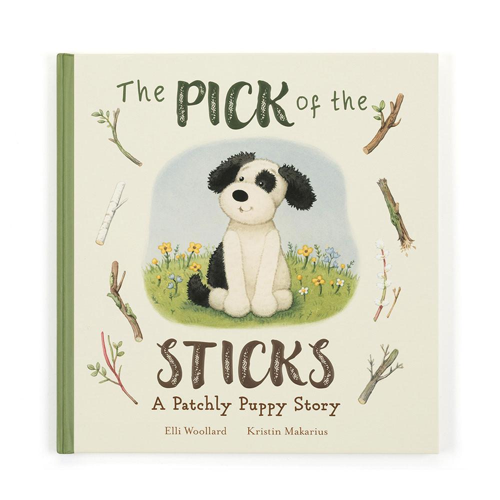 Juegos De Libros Y Juguetes Jellycat The Pick of the Sticks Book and Bashful & Cream Puppy Medium Blancas  Costa Rica |  79680-UQHE