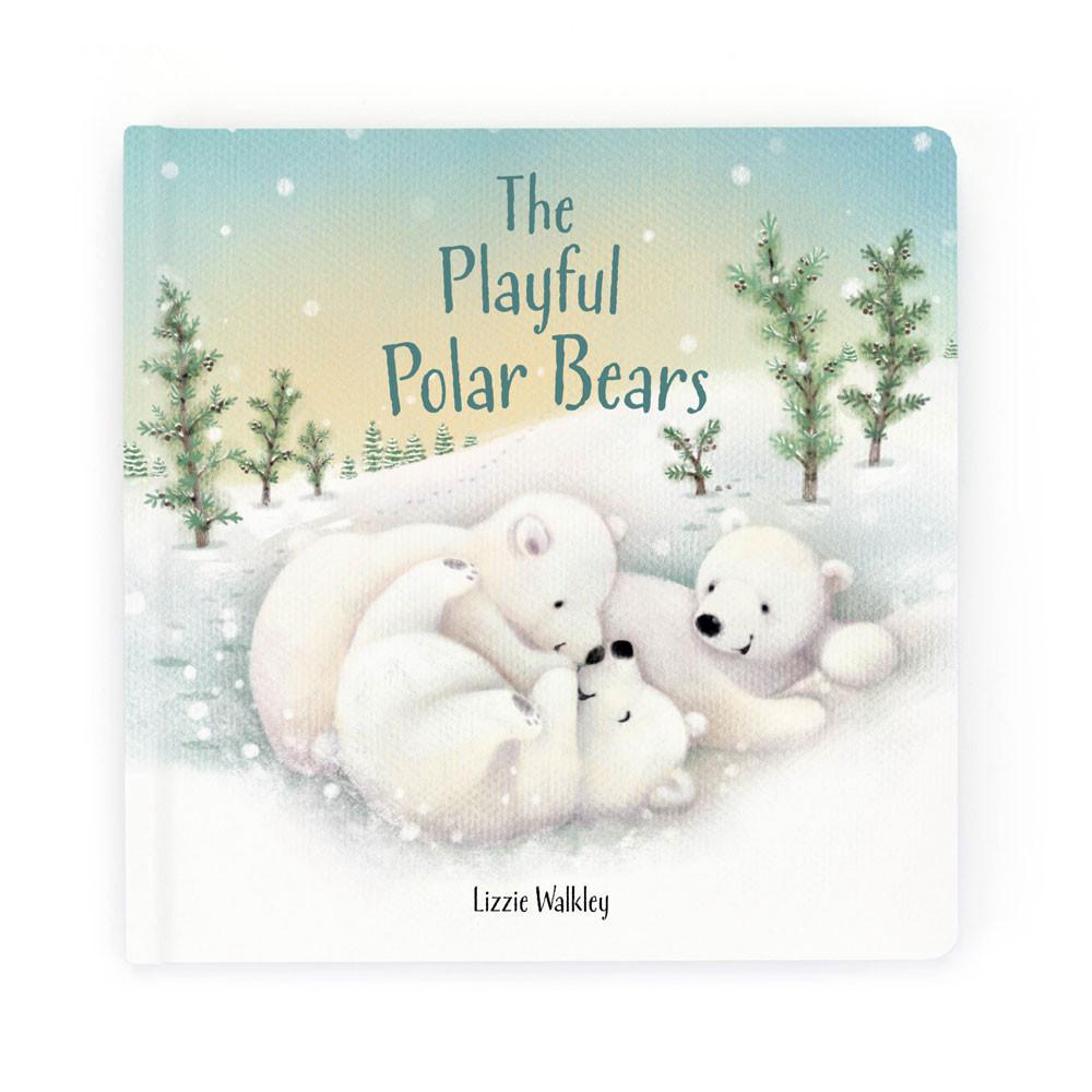 Juegos De Libros Y Juguetes Jellycat The Playful Polar Bears Book and Perry Polar Bear Small Blancas  Costa Rica |  65490-BXSD
