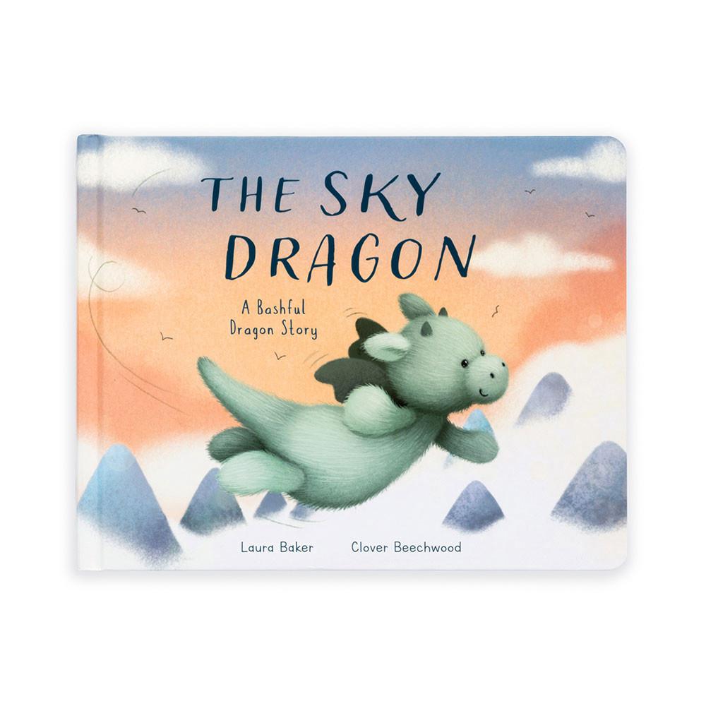 Juegos De Libros Y Juguetes Jellycat The Sky Dragon Book and Bashful Dragon Medium Verde  Costa Rica |  74512-KITL