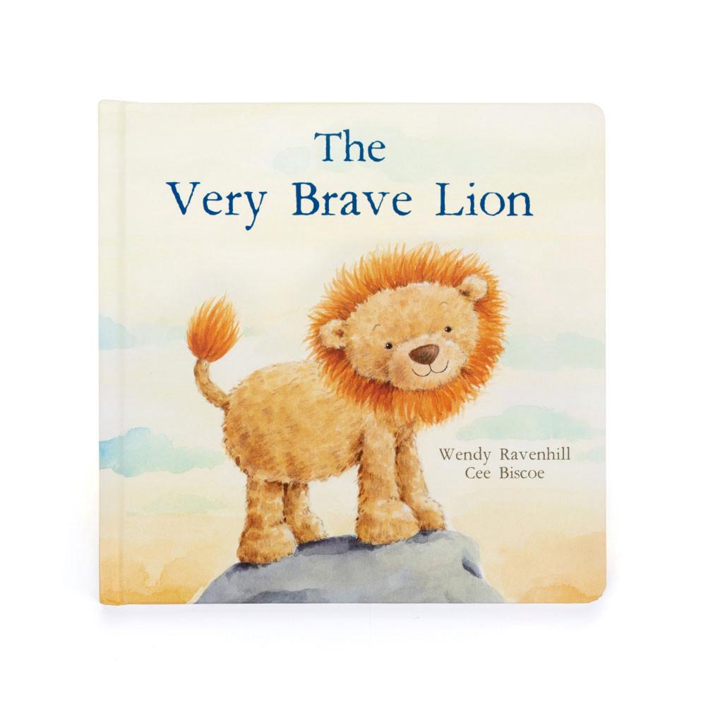 Juegos De Libros Y Juguetes Jellycat The Very Brave Lion Book and Fuddlewuddle Lion Medium Marrones  Costa Rica |  97156-HGUZ