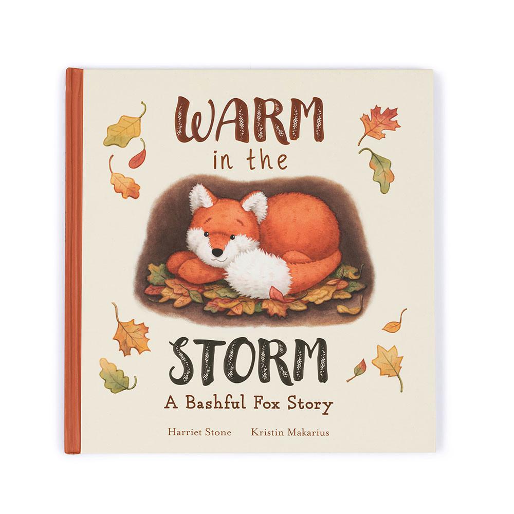 Juegos De Libros Y Juguetes Jellycat Warm in the Storm Book and Bashful Fox Cub Medium Blancas  Costa Rica |  40715-QYPK