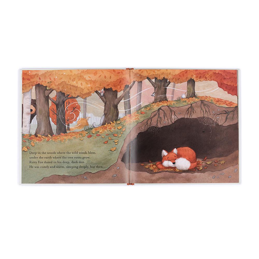 Juegos De Libros Y Juguetes Jellycat Warm in the Storm Book and Bashful Fox Cub Medium Blancas  Costa Rica |  40715-QYPK