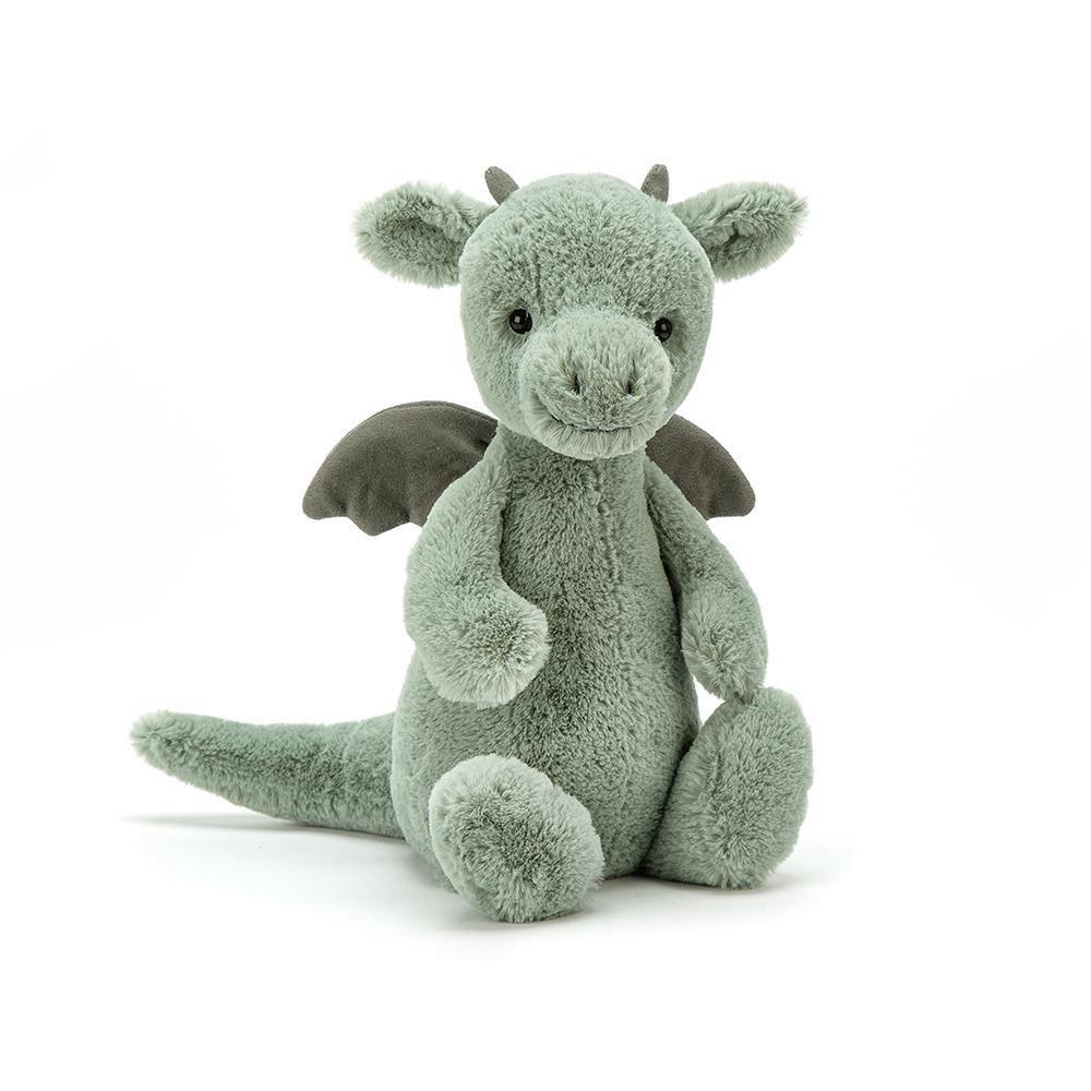 Juguetes Blandos Jellycat Bashful Dragon 31cm x 12cm x 9cm Verde  Costa Rica |  82593-TCMW