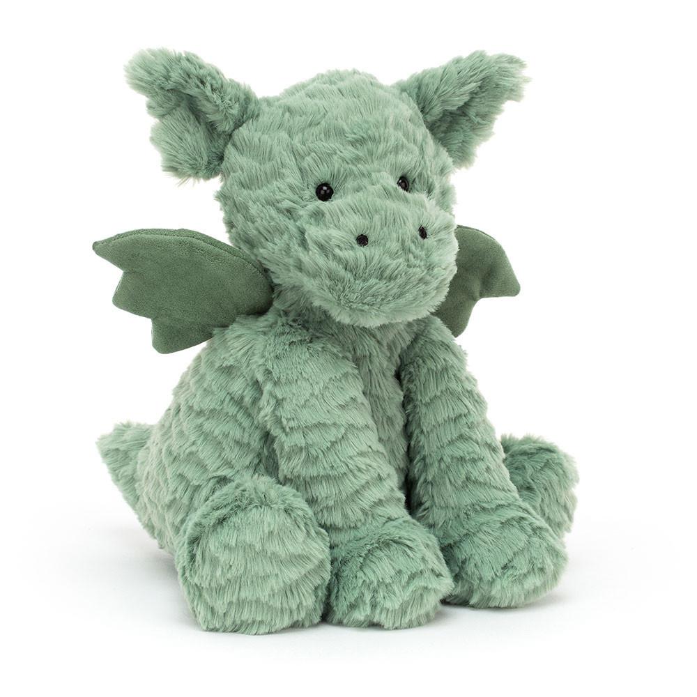 Juguetes Blandos Jellycat Fuddlewuddle Dragon 38cm x 20cm x 24cm Verde  Costa Rica |  25810-FMIW