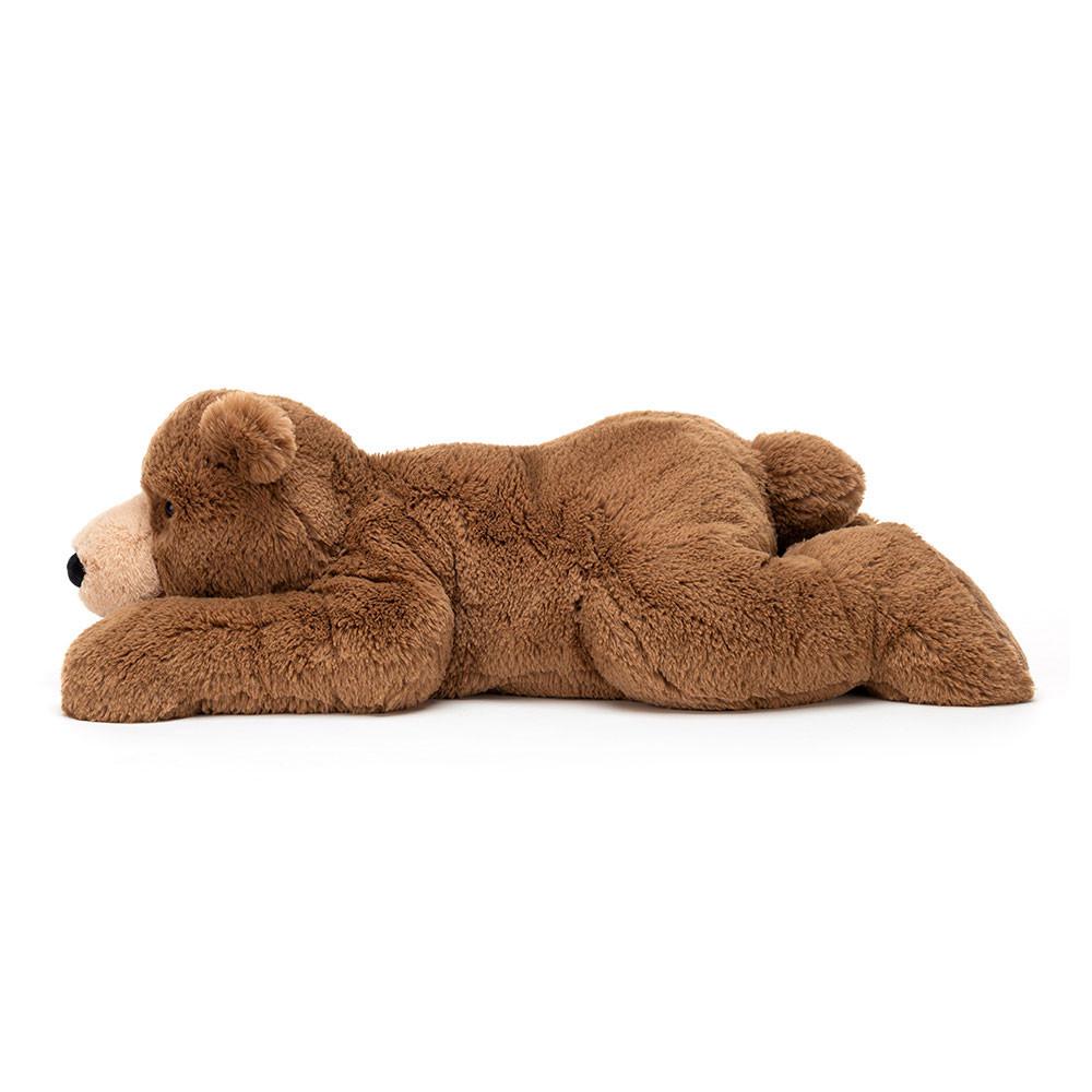 Juguetes Blandos Jellycat Woody Bear Lying 18cm x 19cm x 47cm Marrones  Costa Rica |  96185-UNDJ