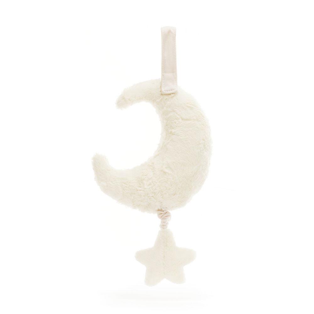 Juguetes Del Bebé Jellycat Amuseables Moon Musical Pull 28cm x 15cm x 6cm Blancas  Costa Rica |  81450-XERQ