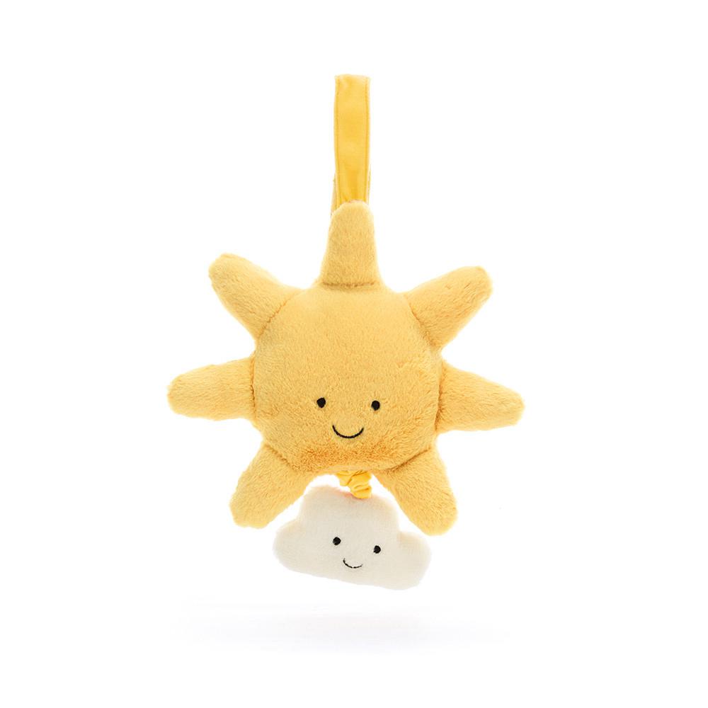 Juguetes Del Bebé Jellycat Amuseables Sun Musical Pull 20cm x 20cm x 5cm Amarillo  Costa Rica |  73194-QLUR