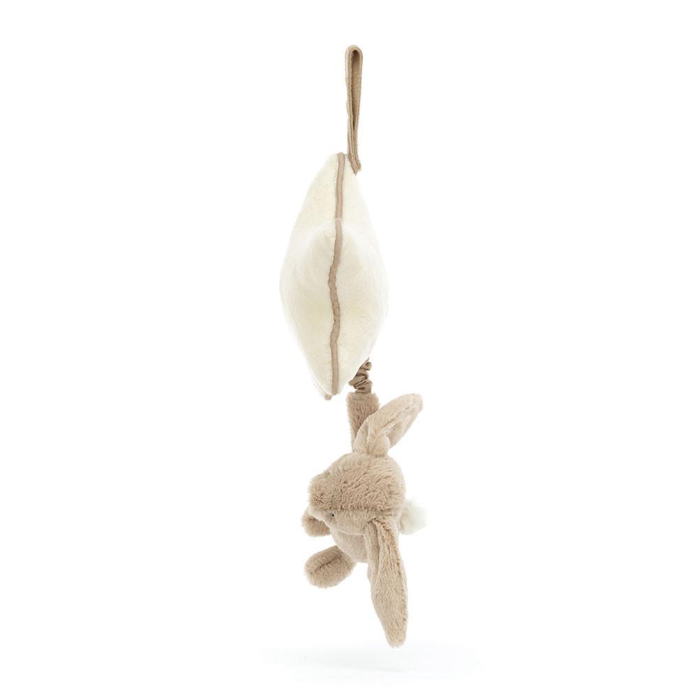 Juguetes Del Bebé Jellycat Bashful Bunny Musical Pull 30cm x 20cm x 6cm Beige  Costa Rica |  13986-SCDB