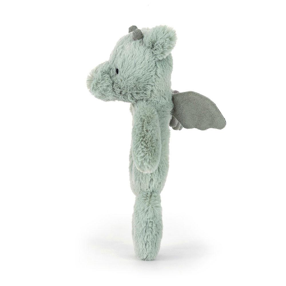 Juguetes Del Bebé Jellycat Bashful Dragon Ring Rattle 18cm x 8cm x 2cm Verde  Costa Rica |  25064-NGZP