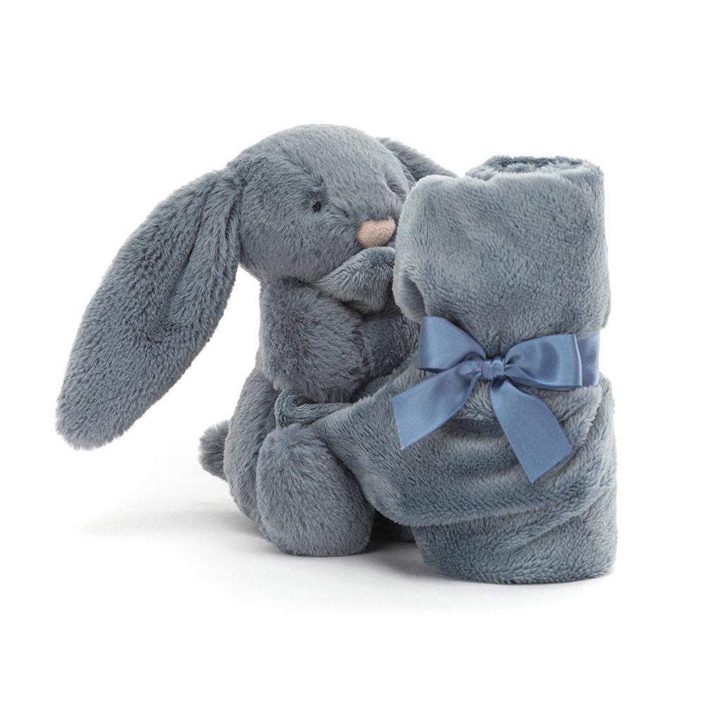 Juguetes Del Bebé Jellycat Bashful Dusky Bunny Soother 15cm x 34cm x 34cm Azules  Costa Rica |  70843-XYFS