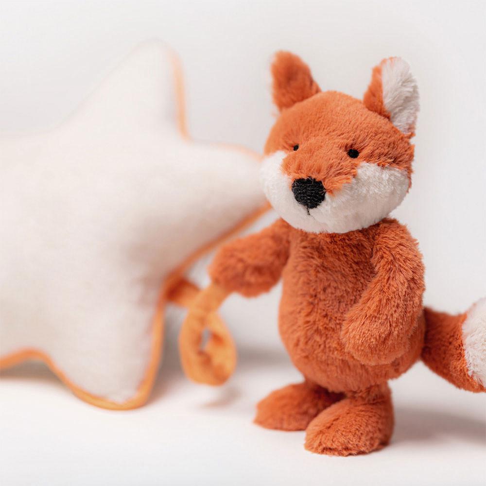 Juguetes Del Bebé Jellycat Bashful Fox Cub Musical Pull 30cm x 20cm x 6cm Naranjas  Costa Rica |  25406-RBXL