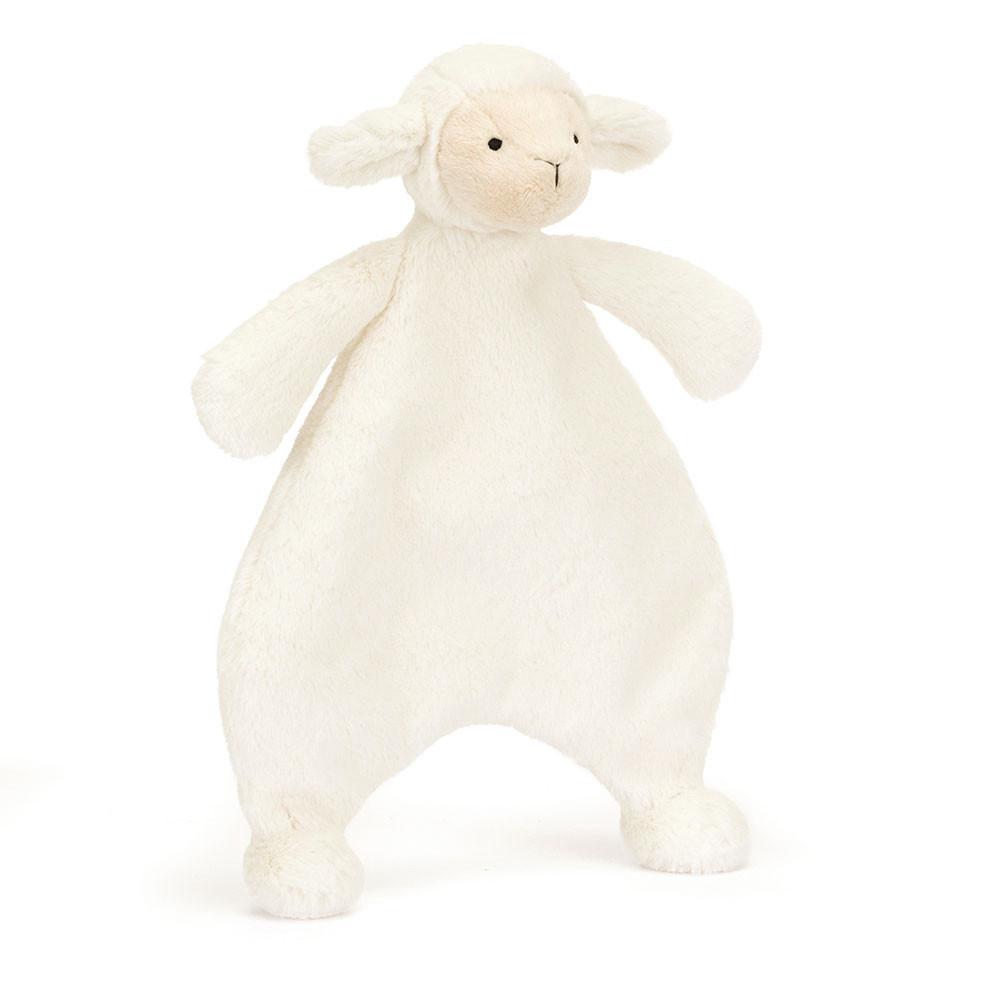 Juguetes Del Bebé Jellycat Bashful Lamb Comforter 27cm x 20cm x 7cm Blancas  Costa Rica |  38016-VYKA