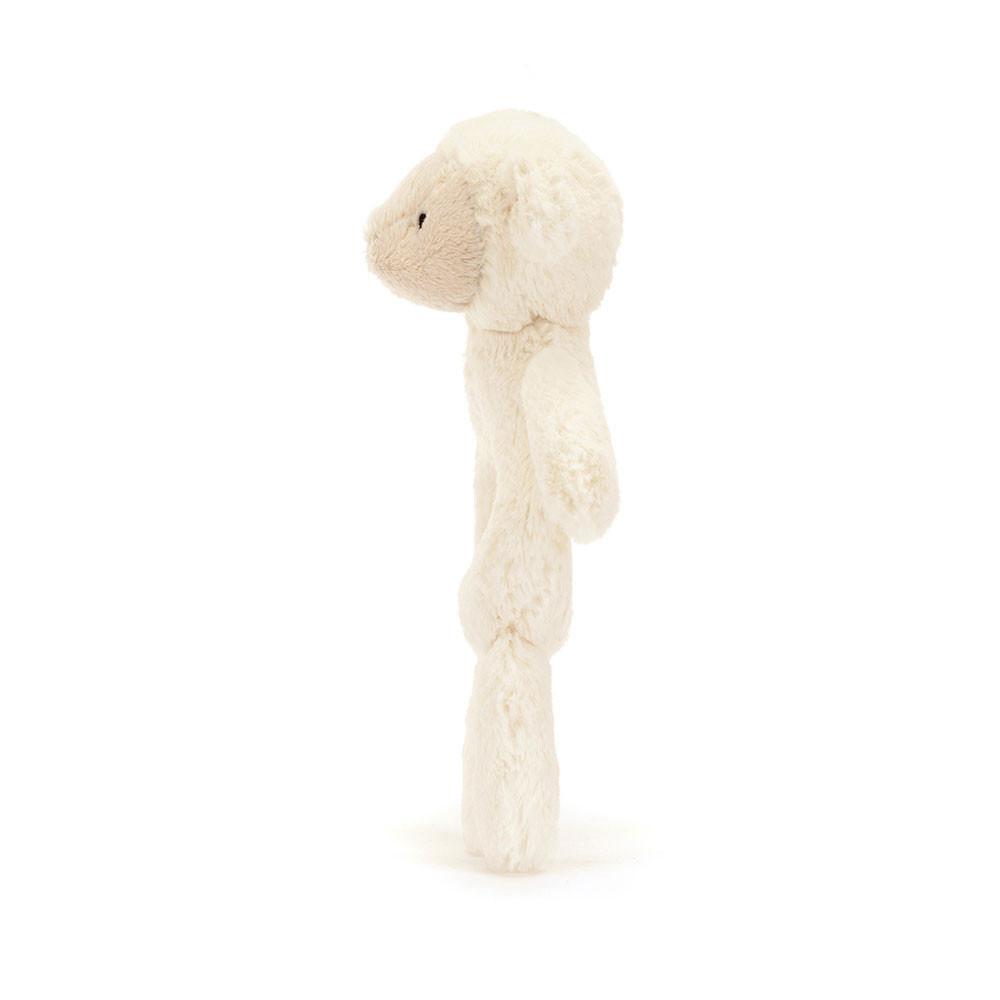 Juguetes Del Bebé Jellycat Bashful Lamb Ring Rattle 18cm x 8cm x 2cm Blancas  Costa Rica |  62907-NUER