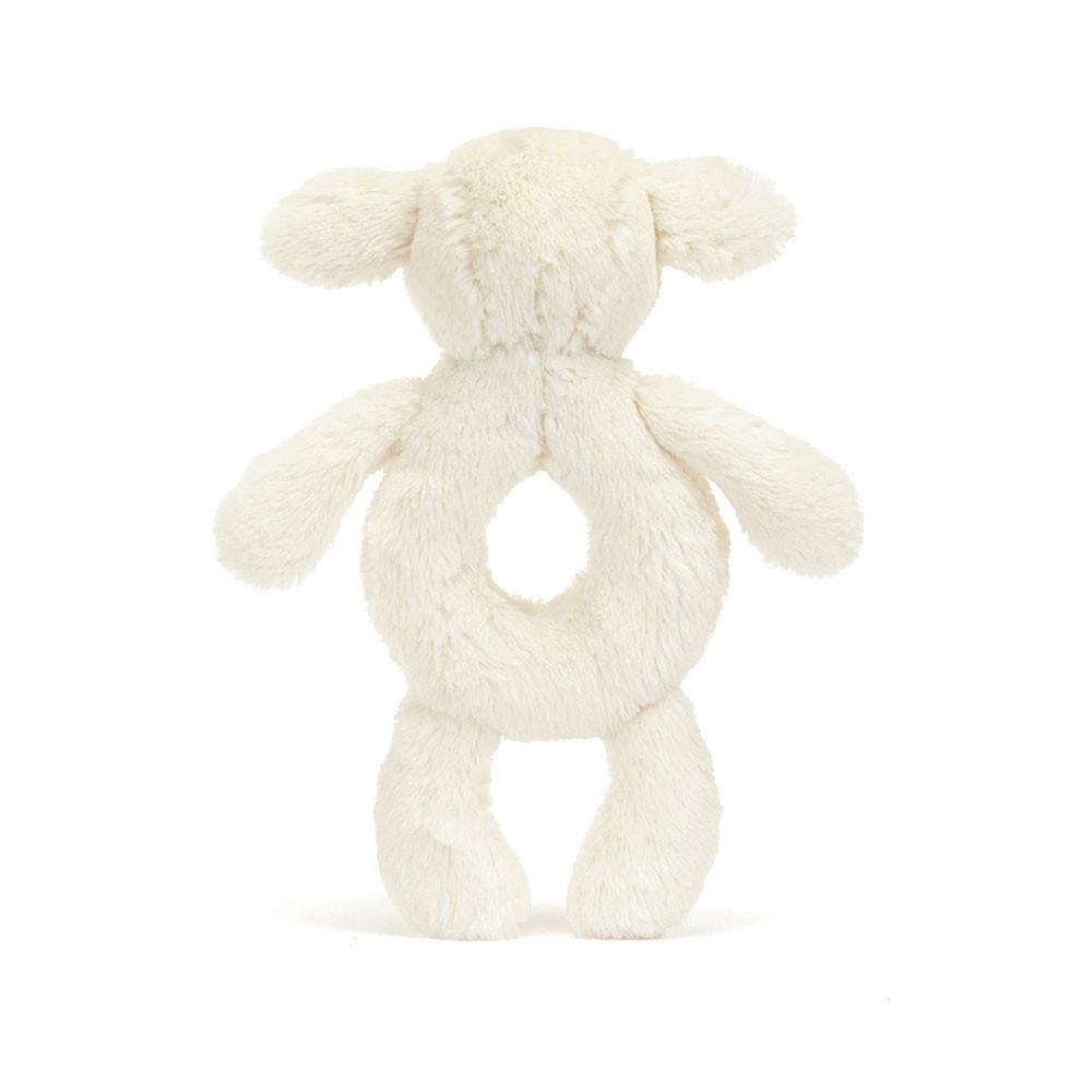 Juguetes Del Bebé Jellycat Bashful Lamb Ring Rattle 18cm x 8cm x 2cm Blancas  Costa Rica |  62907-NUER