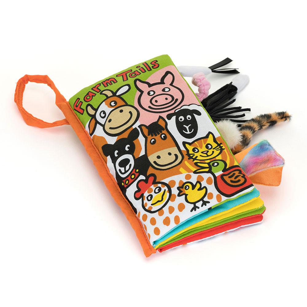Juguetes Del Bebé Jellycat Farm Tails Activity Book 22cm x 13cm x 5cm Verde  Costa Rica |  74982-AETI