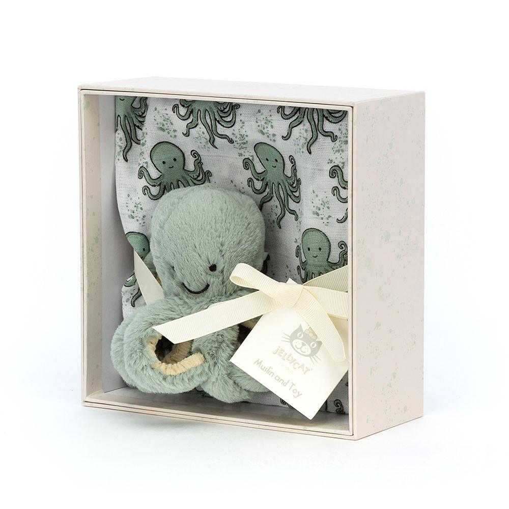Juguetes Del Bebé Jellycat Odyssey Octopus Gift Set 18cm x 18cm x 8cm Verde  Costa Rica |  98075-BDXR