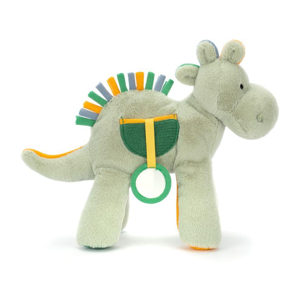 Juguetes Del Bebé Jellycat Peek-a-Book Dino Activity Toy 20cm x 8cm Verde  Costa Rica |  20537-RCOY