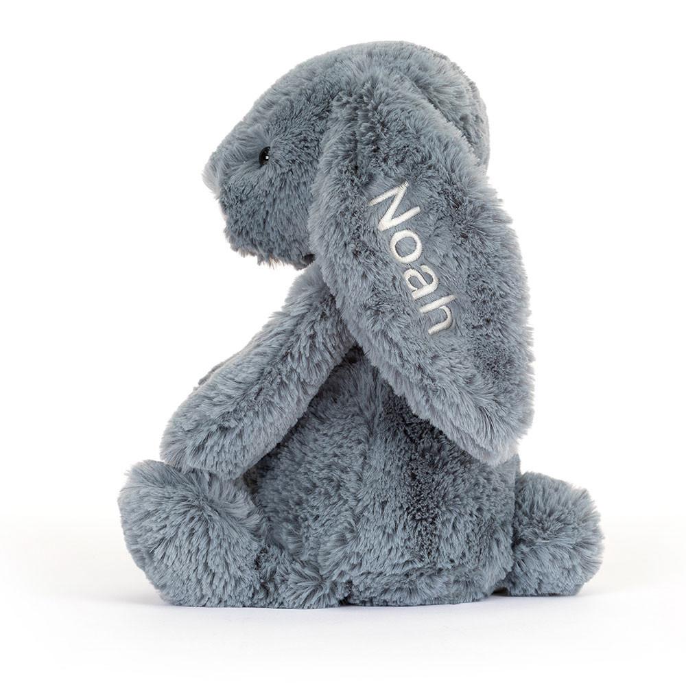 Juguetes Del Bebé Jellycat Personalised Bashful Dusky Bunny Medium 31cm x 12cm x 9cm Azules  Costa Rica |  64015-CODG