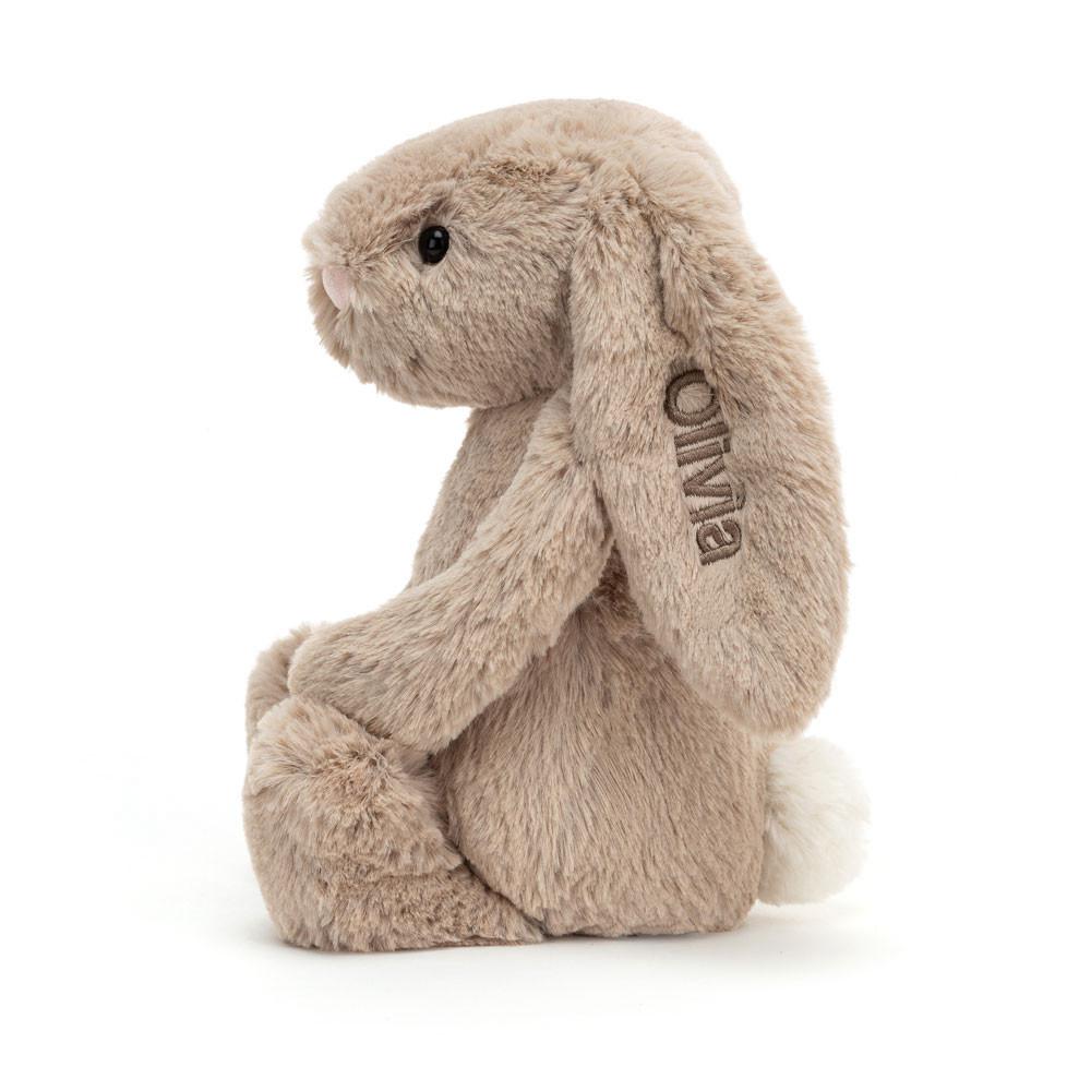 Juguetes Del Bebé Jellycat Personalised Bashful Bunny Medium 31cm x 12cm x 9cm Beige  Costa Rica |  37260-QFGZ