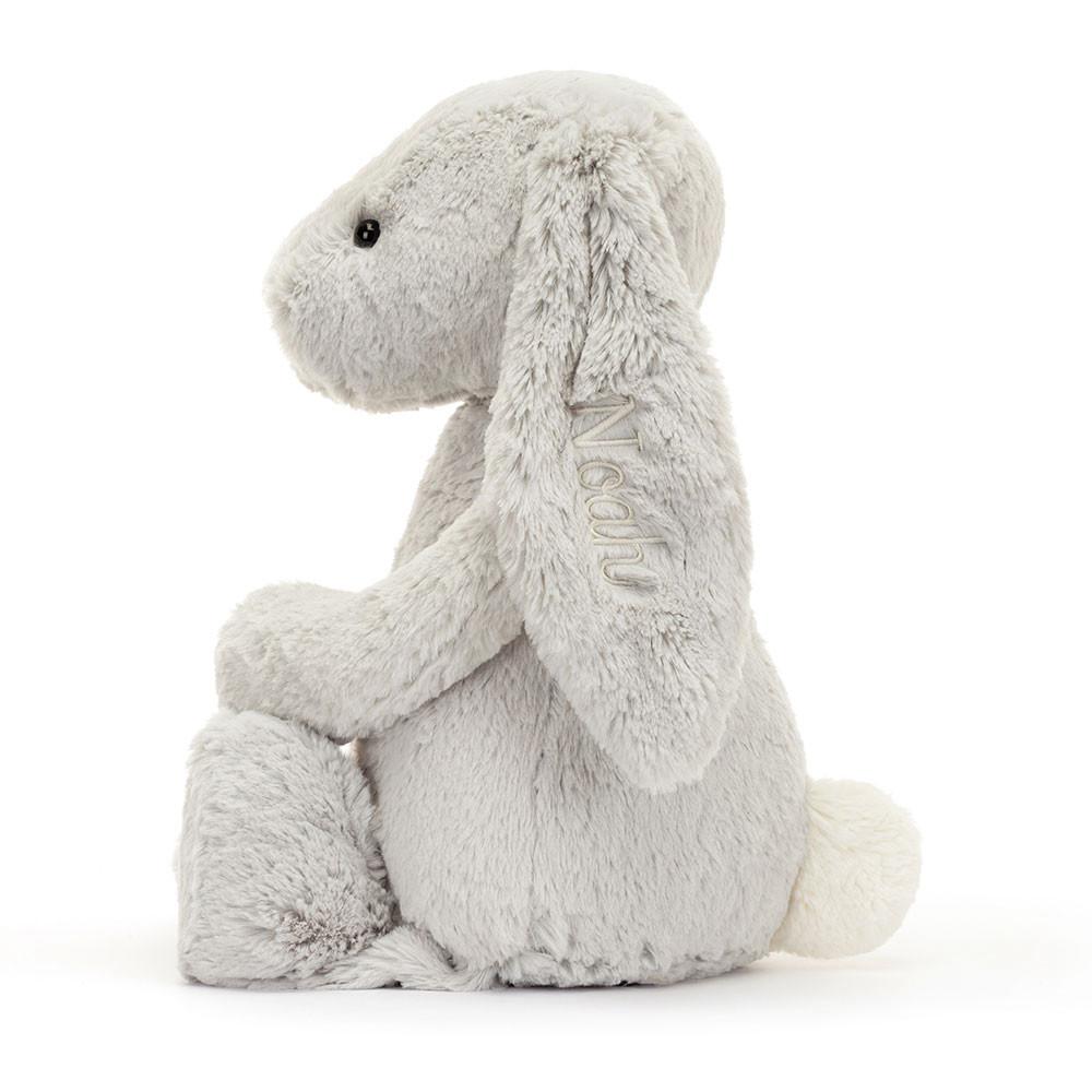 Juguetes Del Bebé Jellycat Personalised Bashful Silver Bunny Huge 51cm x 21cm x 12cm Gris  Costa Rica |  15380-BVPO