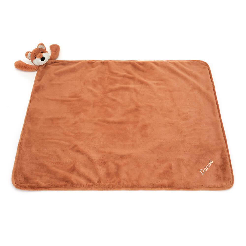 Juguetes Del Bebé Jellycat Personalised Bashful Fox Cub Blankie 56cm x 70cm x 9cm Naranjas  Costa Rica |  69528-XAEM