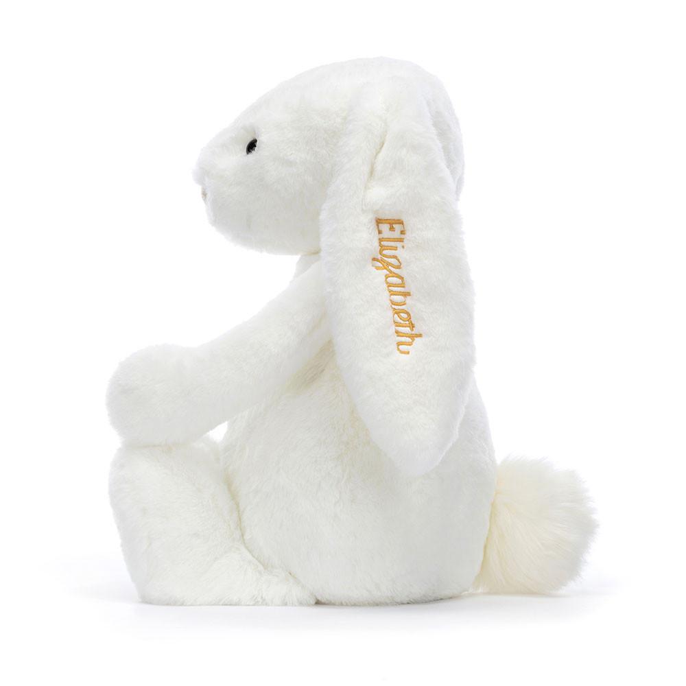 Juguetes Grandes Jellycat Personalised Bashful Luxe Bunny Luna Huge 51cm x 21cm x 12cm Blancas  Costa Rica |  01825-SOPJ