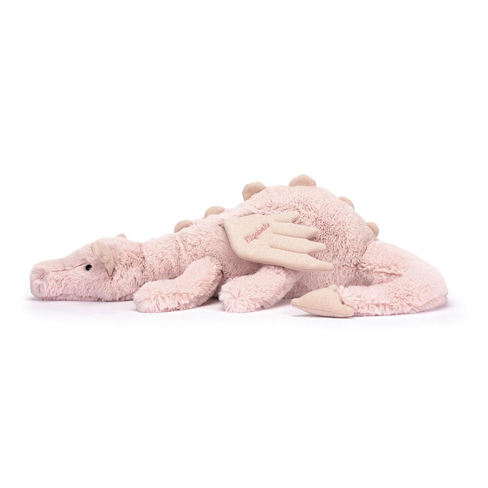 Juguetes Grandes Jellycat Personalised Rose Dragon Huge 19cm x 20cm x 66cm Rosas  Costa Rica |  81396-MDBH