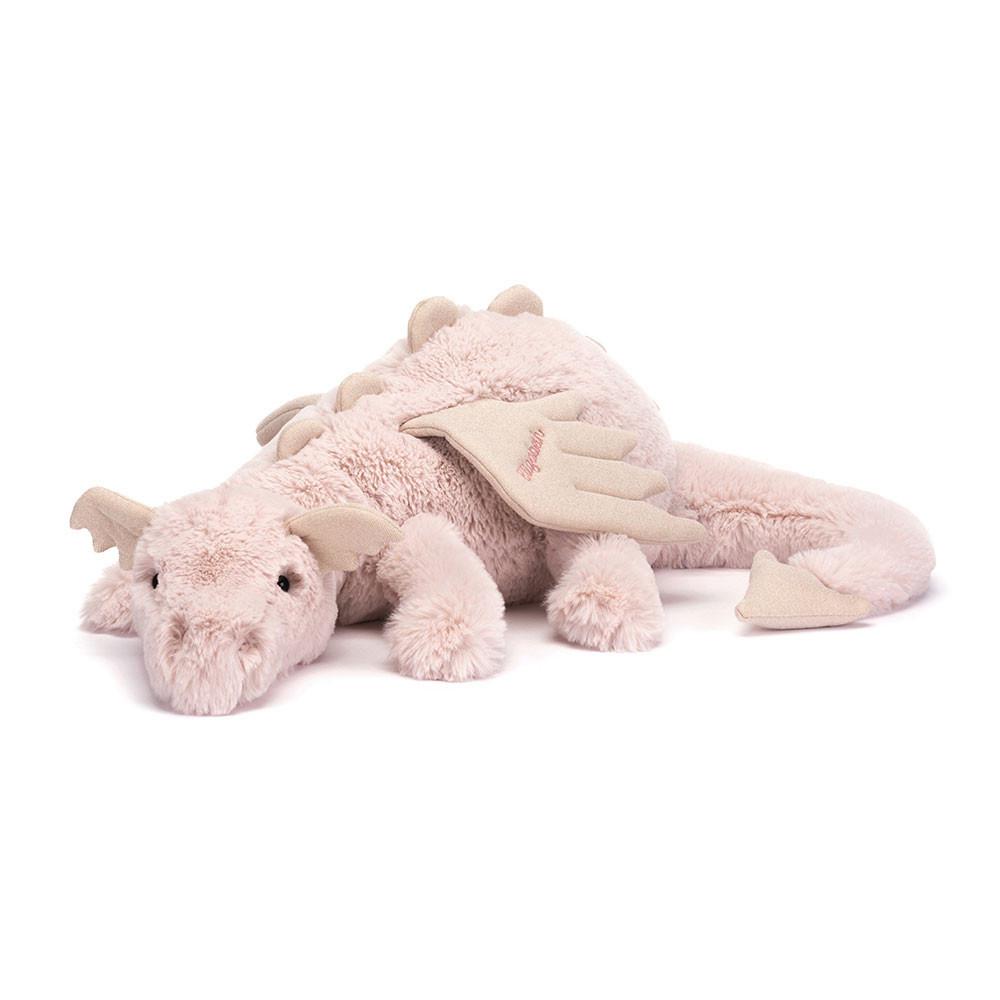 Juguetes Grandes Jellycat Personalised Rose Dragon Huge 19cm x 20cm x 66cm Rosas  Costa Rica |  81396-MDBH