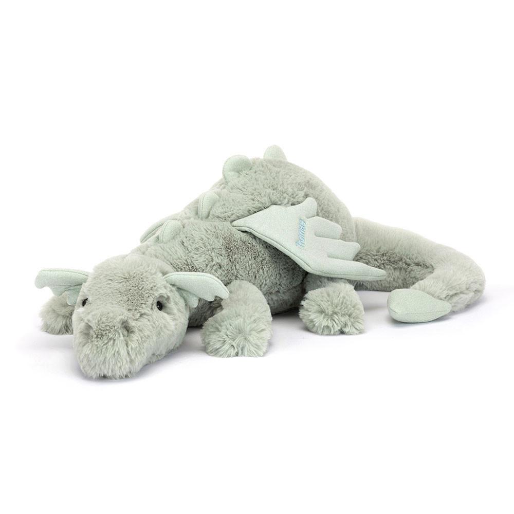 Juguetes Grandes Jellycat Personalised Sage Dragon Huge 19cm x 20cm x 66cm Verde  Costa Rica |  10423-WSTO