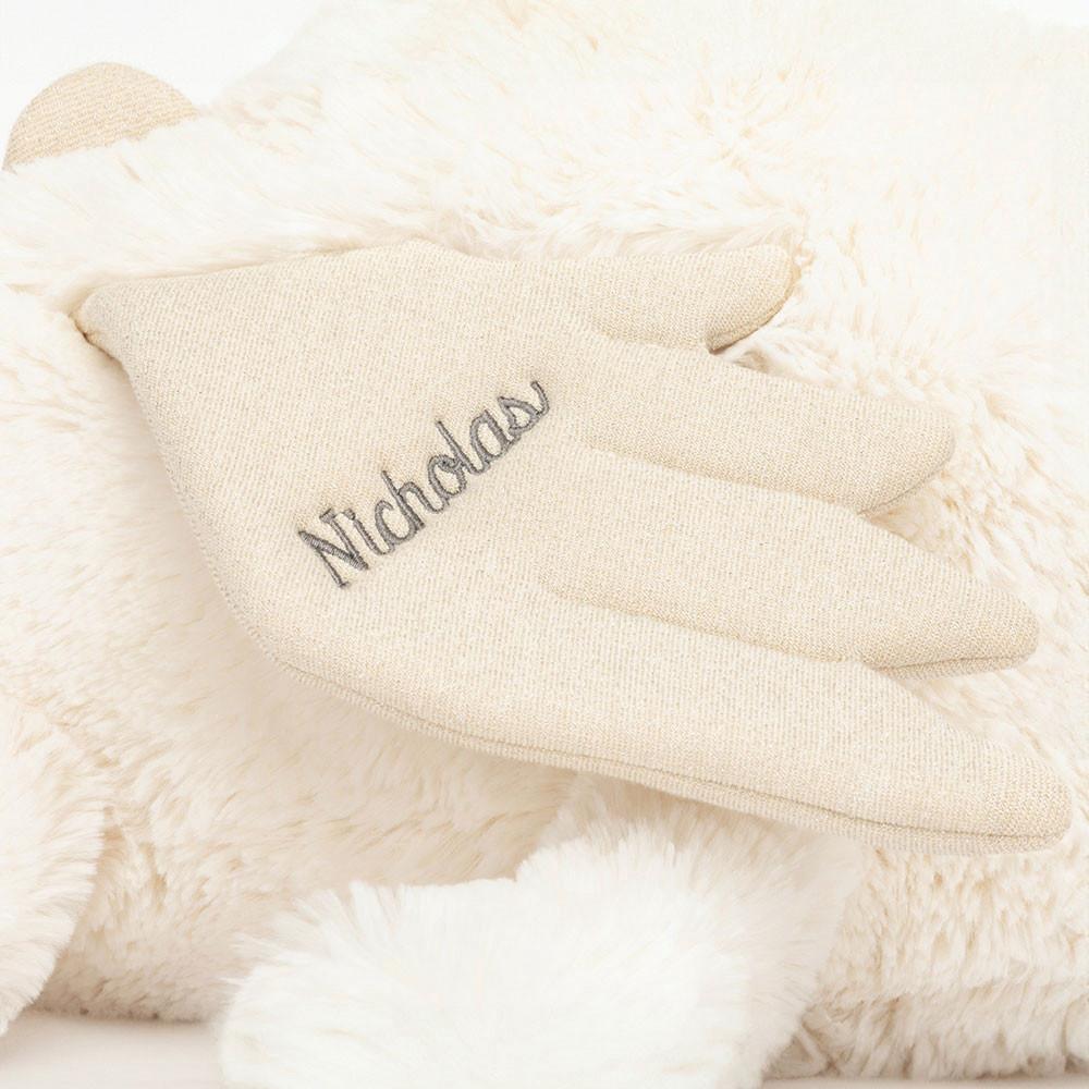 Juguetes Grandes Jellycat Personalised Snow Dragon Huge 19cm x 20cm x 66cm Blancas  Costa Rica |  70416-KNQR