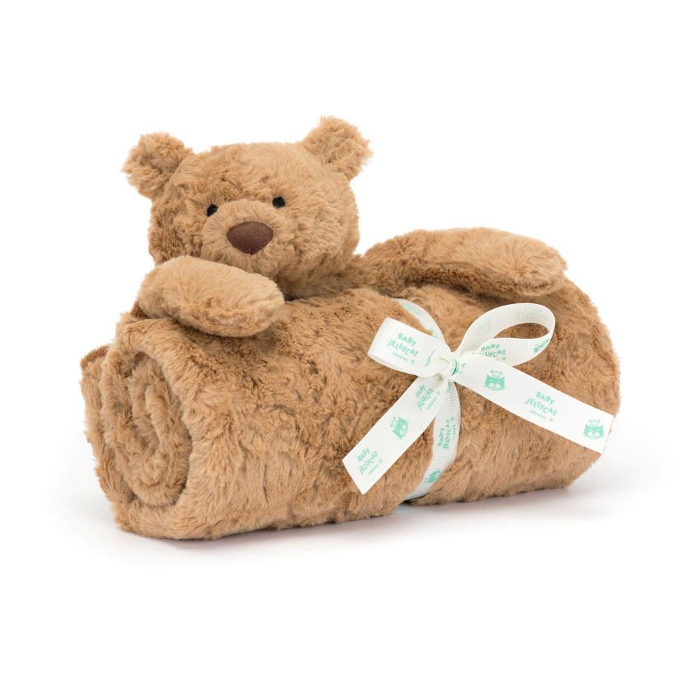 Mantas, Edredones Jellycat Bartholomew Bear Blankie 56cm x 70cm x 9cm Marrones  Costa Rica |  42105-PBDA