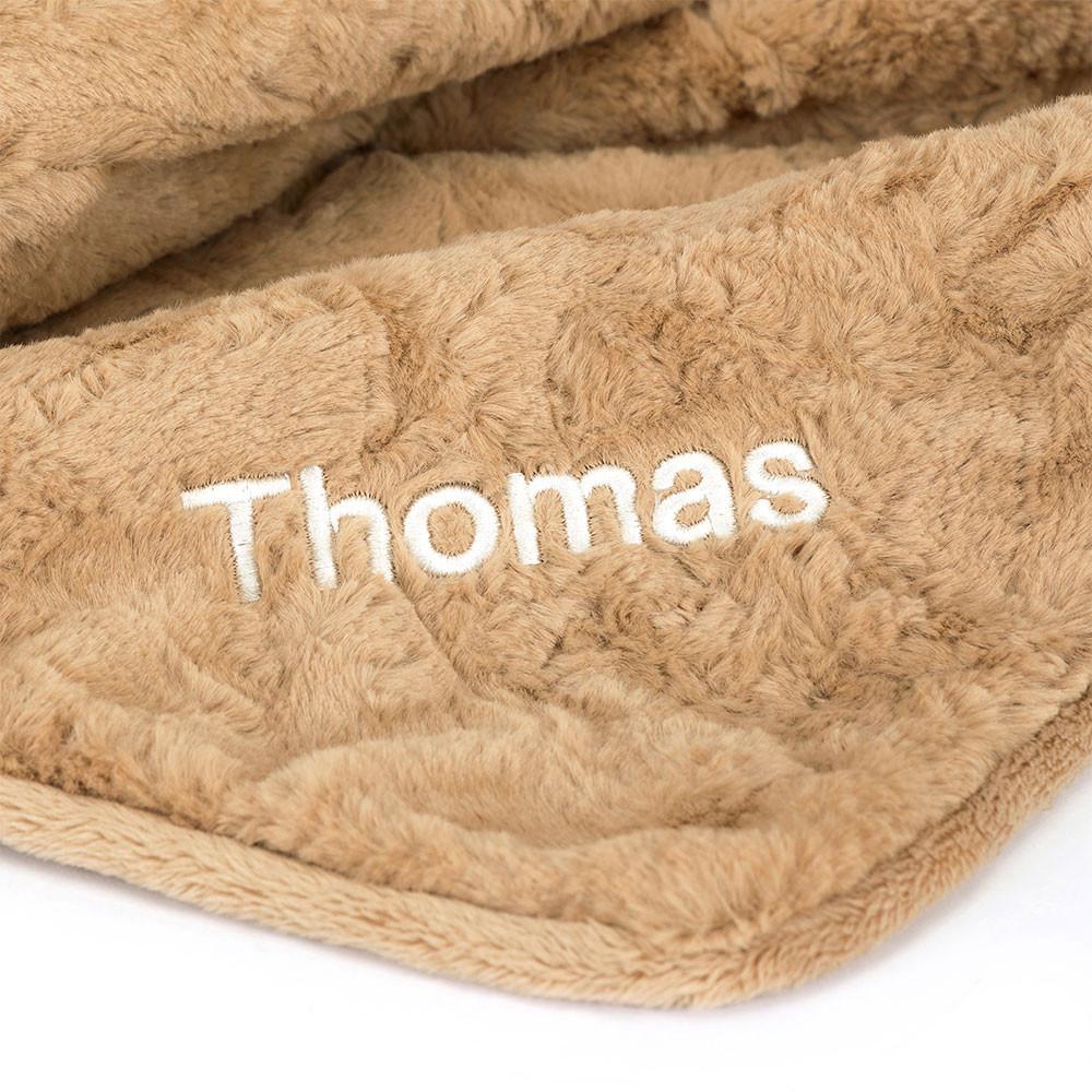 Mantas, Edredones Jellycat Personalised Bartholomew Bear Blankie 56cm x 70cm x 9cm Marrones  Costa Rica |  59642-HWNB