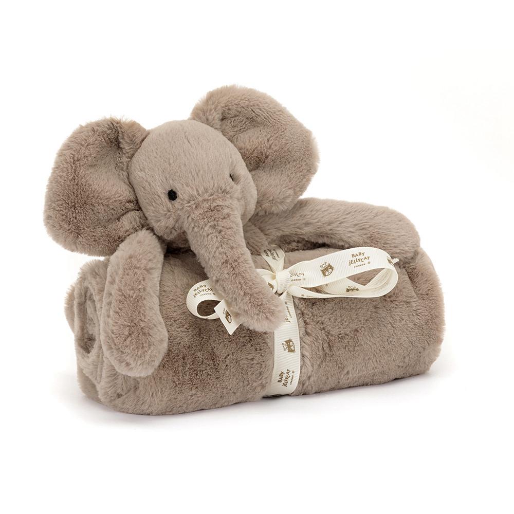 Mantas, Edredones Jellycat Smudge Elephant Blankie 56cm x 70cm x 9cm Gris  Costa Rica |  31896-NQUY