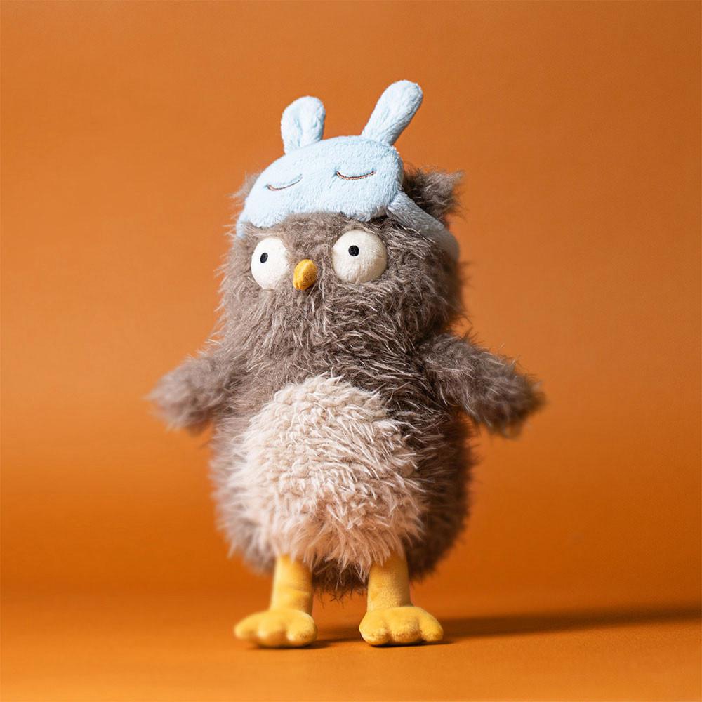 Mascota Jellycat Audrey Hootsoftly 24cm x 12cm x 12cm Beige  Costa Rica |  07392-RJZL