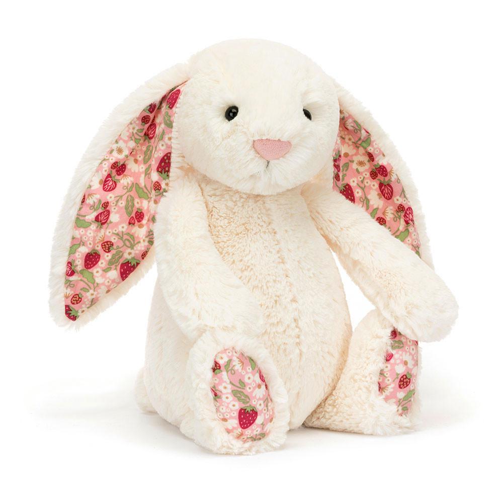 Mascota Jellycat Blossom Cream Bunny \'Berry\' 31cm x 12cm x 9cm Blancas  Costa Rica |  64510-HXAZ