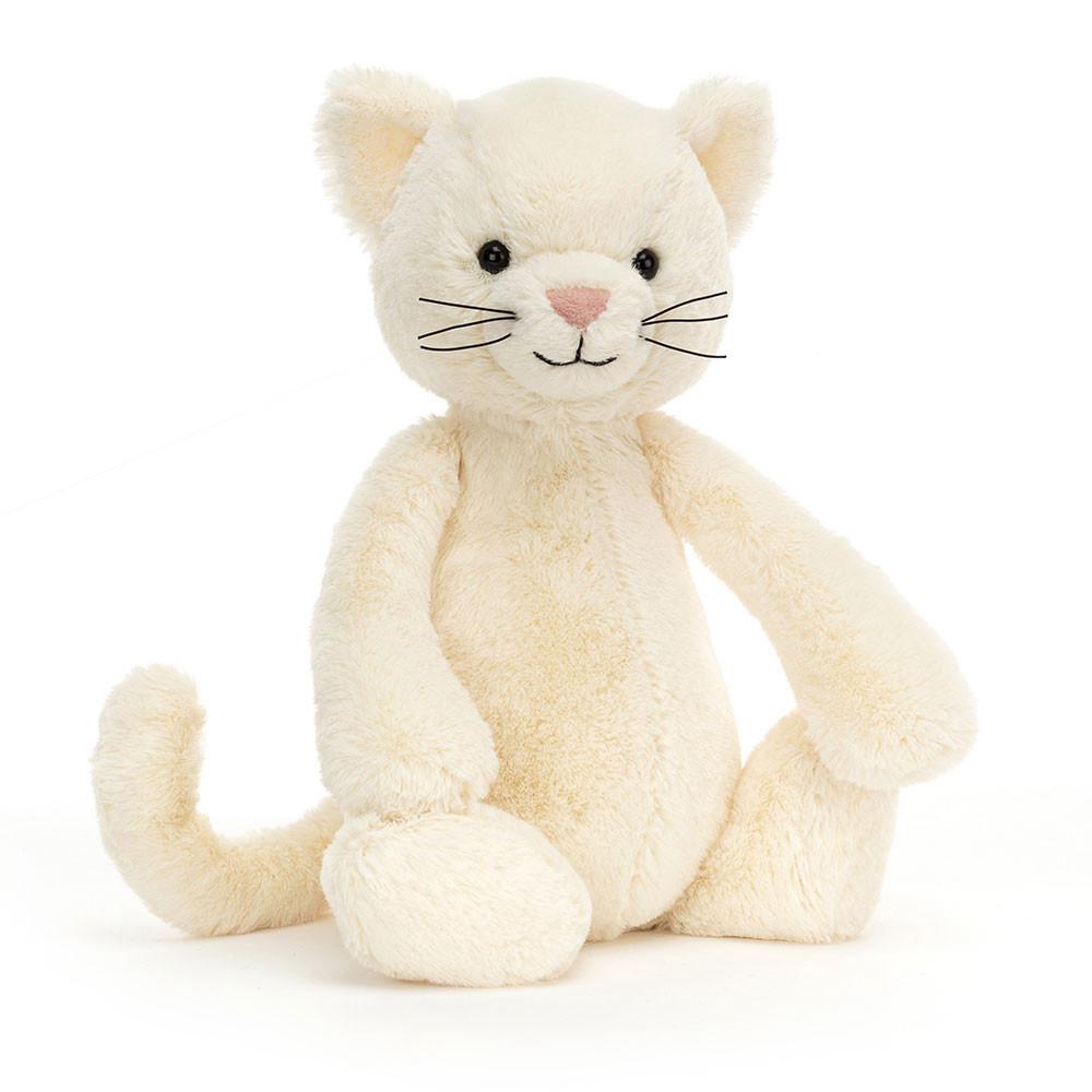 Mascotas Jellycat Bashful Cream Kitten 31cm x 12cm x 9cm Blancas  Costa Rica |  19874-HDKZ