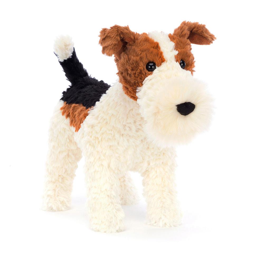 Mascotas Jellycat Hector Fox Terrier 24cm x 13cm x 30cm Blancas  Costa Rica |  78214-ZRCY