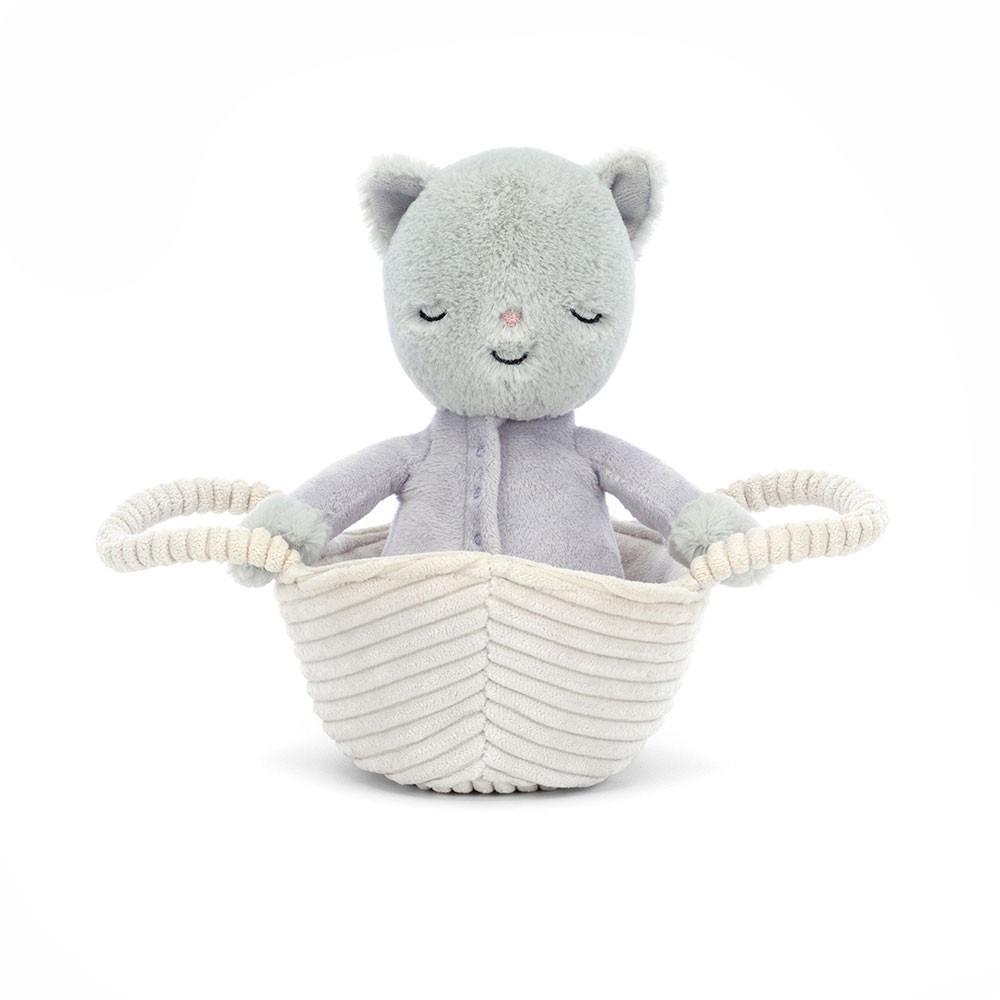 Mascotas Jellycat Rock-a-Bye Kitten 12cm x 9cm x 20cm Gris  Costa Rica |  13856-XTBI