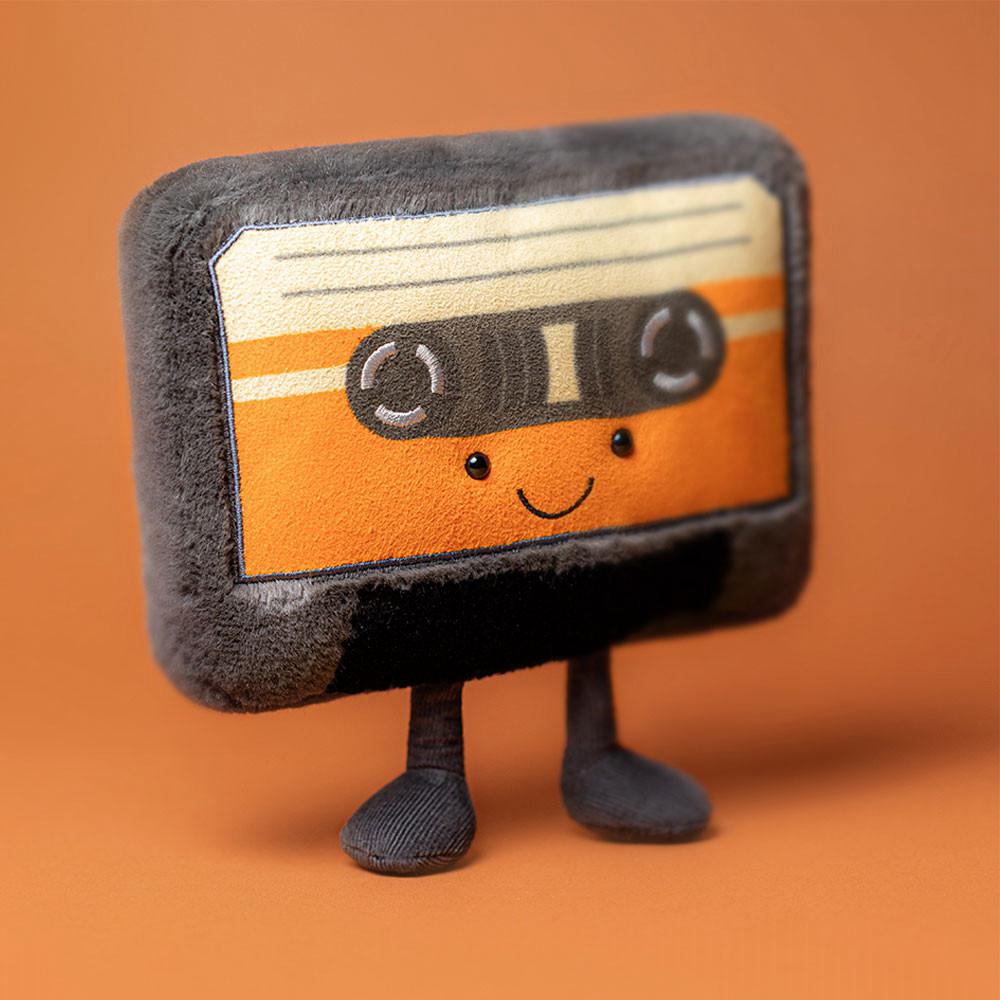 Objetos Jellycat Amuseables Cassette Tape 20cm x 18cm x 7cm Negras  Costa Rica |  36948-OLMV