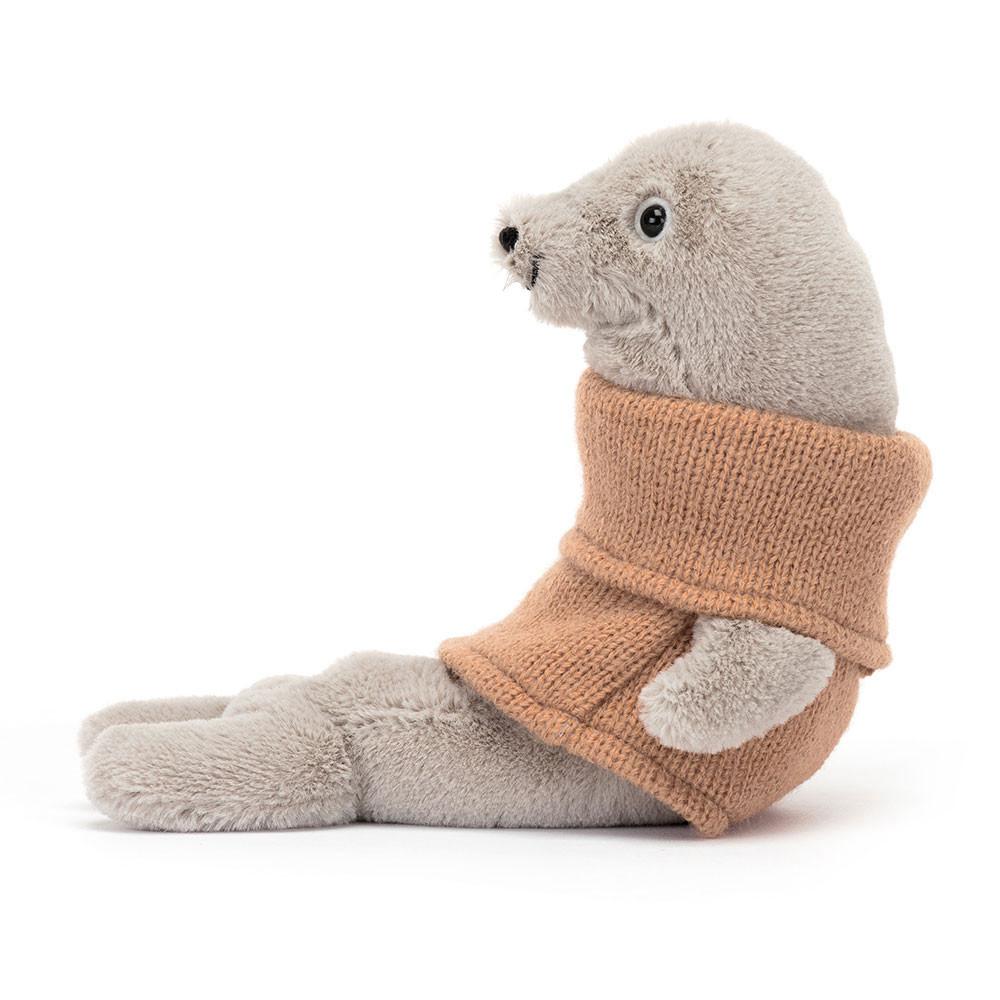 Océano Jellycat Cozy Crew Seal 14cm x 5cm x 13cm Beige  Costa Rica |  15632-RYPS