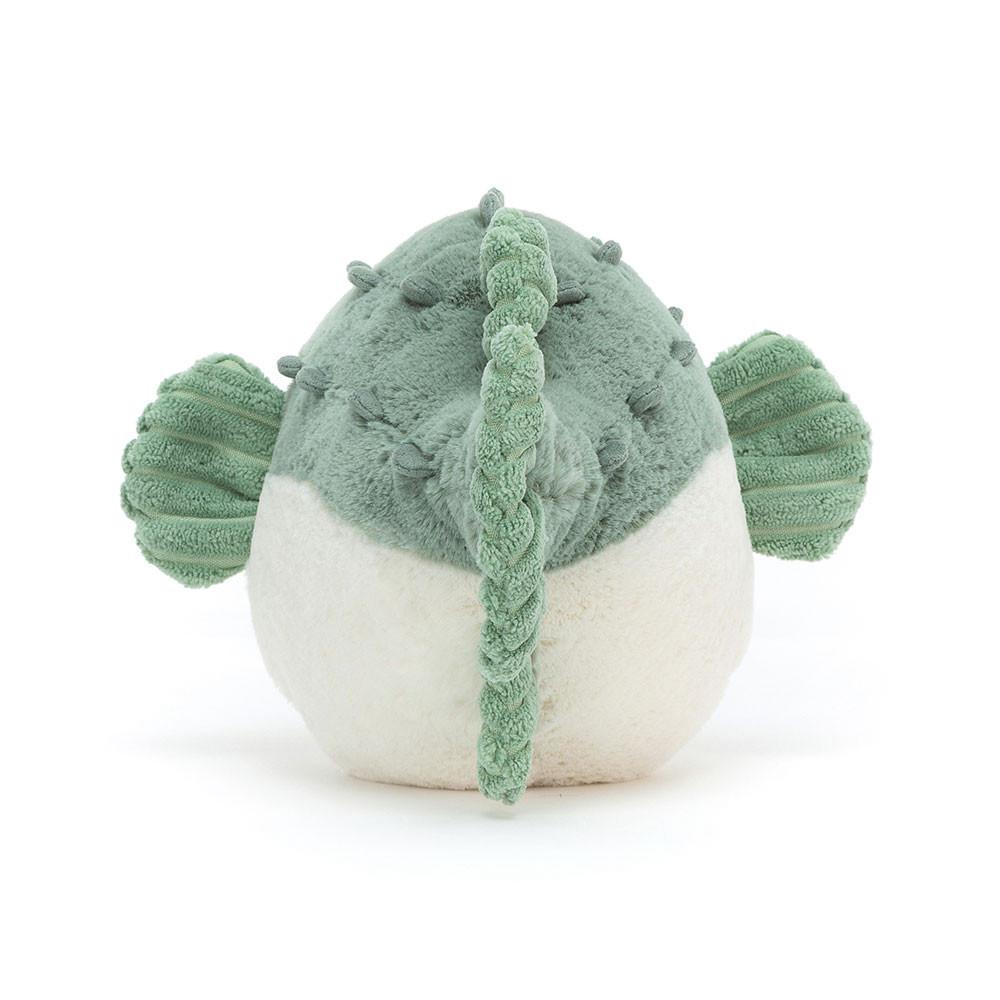 Océano Jellycat Pacey Pufferfish 16cm x 12cm x 23cm Verde  Costa Rica |  36174-CFXG